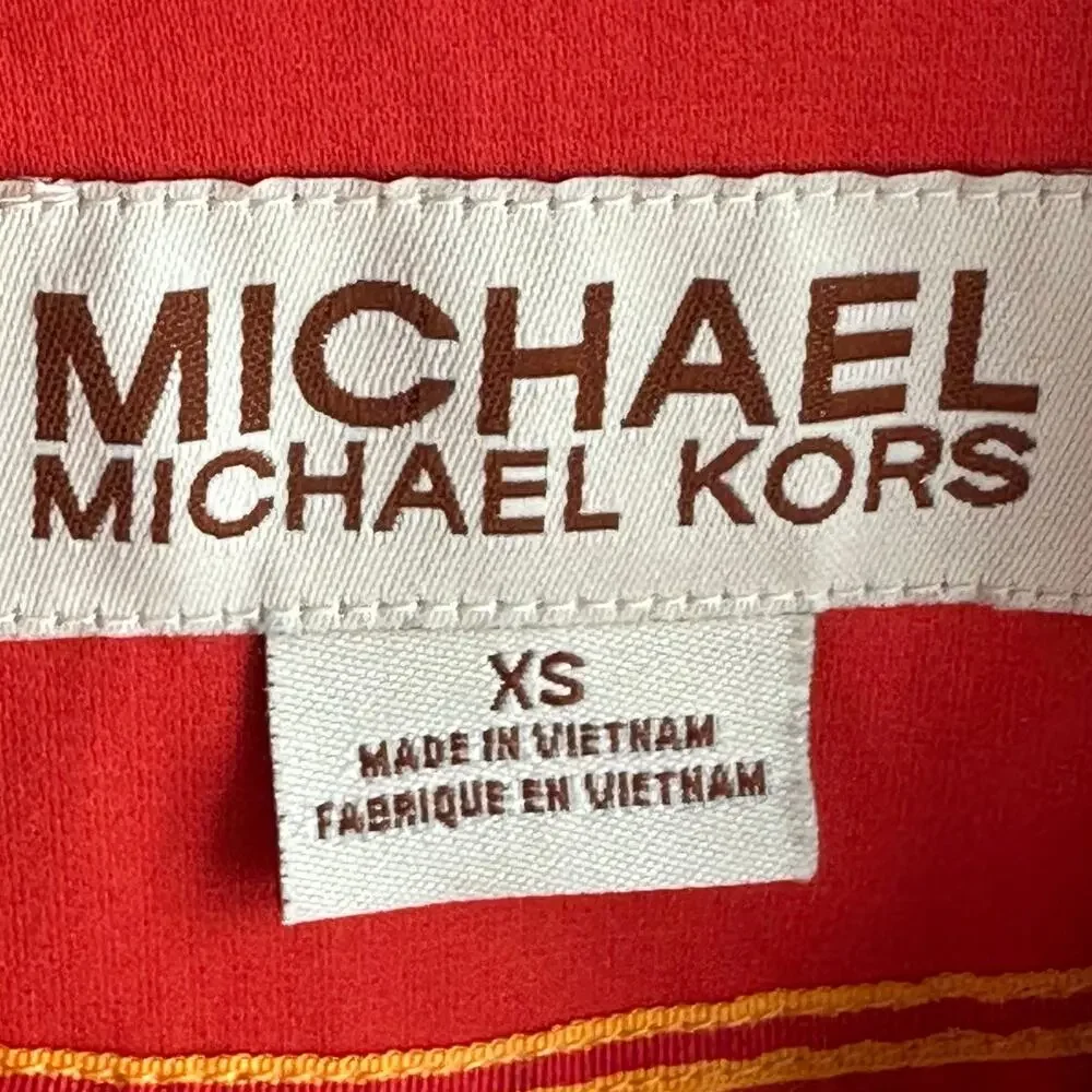Vintage Michael Michael Kors Red Trench Coat Jacket